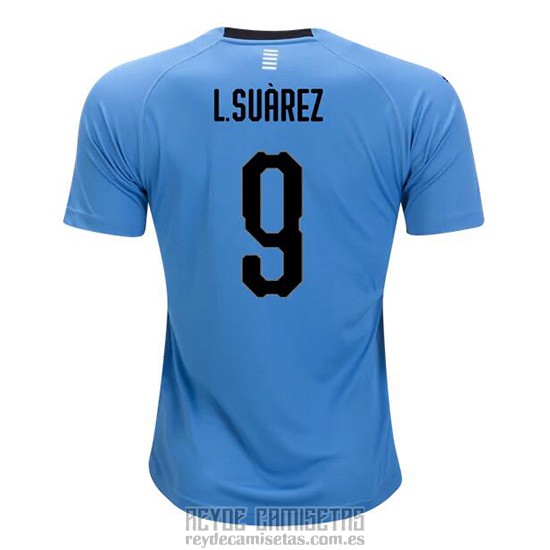 Camiseta de Futbol Uruguay Jugador L.suarez Primera 2018
